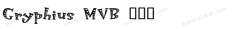 Gryphius MVB字体转换